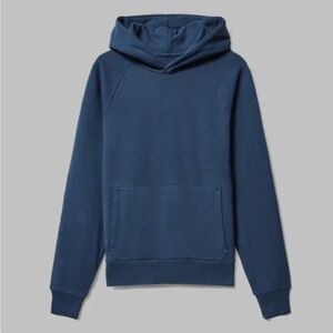 Everlane The Track Hoodie In Kingfisher Blue